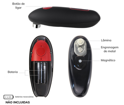 Abridor de Lata Elétrico Automático