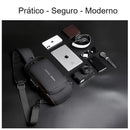 Bolsa de Ombro Antifurto com Carregamento