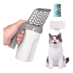 Pá Higiênica para Gatos com Dispenser
