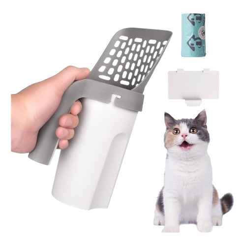 Pá Higiênica para Gatos com Dispenser
