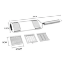 Ralador Profissional de Legumes Inox Multiuso 4 em 1