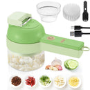 Cortador de Legumes Multifuncional Elétrico 4 em 1