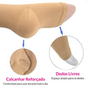 Meia de Alta Compressão Anti Varizes e Inchaço com Zíper