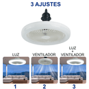 Luminária LED com Ventilador