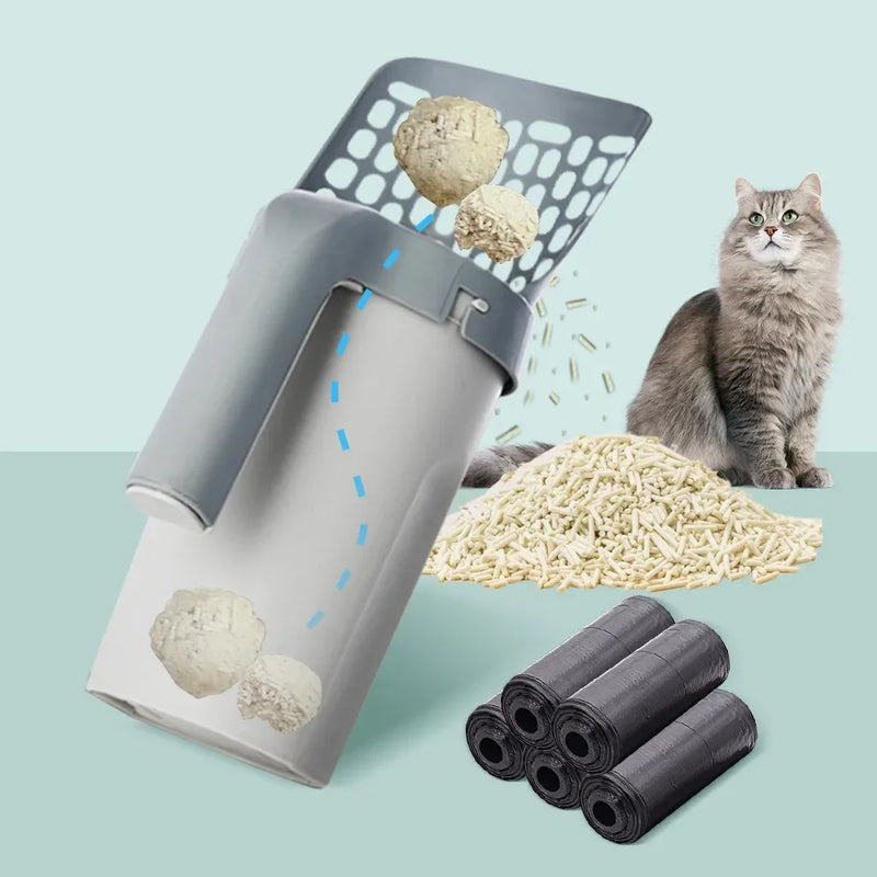 Pá Higiênica para Gatos com Dispenser