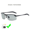 Óculos de Sol Fotocromático com Lentes Polarizadas para Motoristas e Pescadores