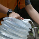 Galão de Água Dobrável e Portátil