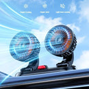 Ventilador Duplo Automotivo Portátil