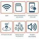 Câmera de Vigilância Sem Fio 5G