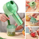 Cortador de Legumes Multifuncional Elétrico 4 em 1