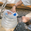 Galão de Água Dobrável e Portátil