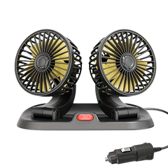 Ventilador Duplo Automotivo Portátil