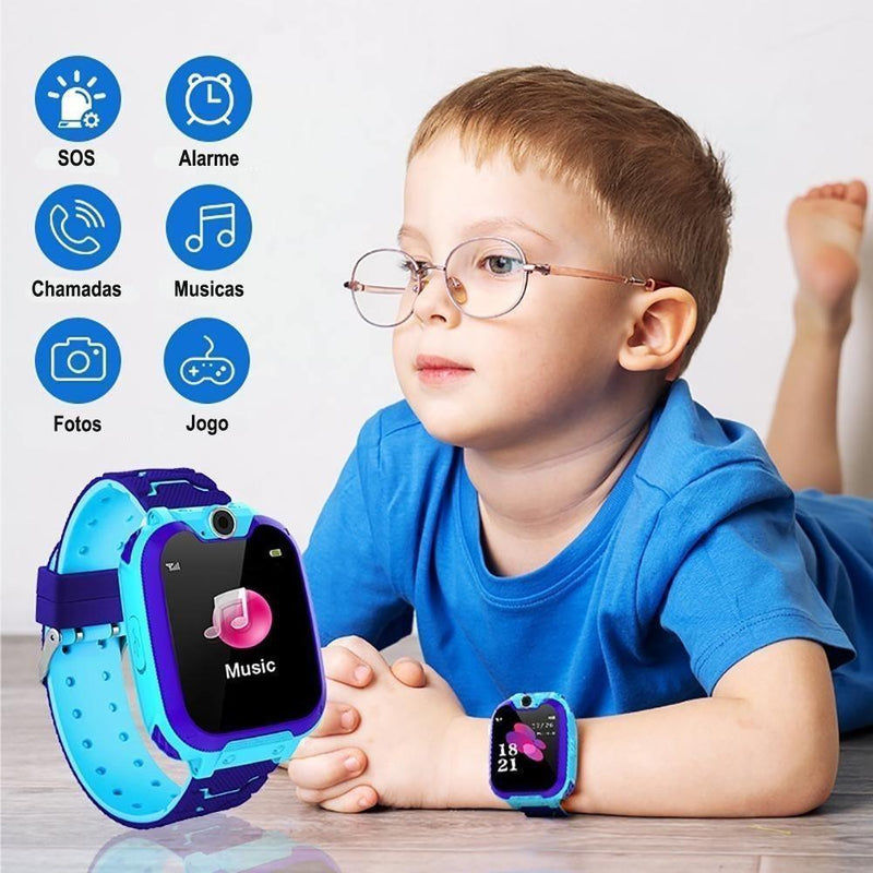 Relógio Inteligente Infantil Com Rastreador
