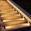 Kit Luz Led Solar para Escada Externa Impermeável