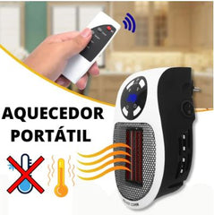 Mini Aquecedor Elétrico Portátil