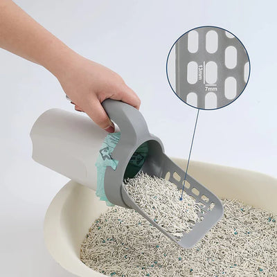 Pá Higiênica para Gatos com Dispenser