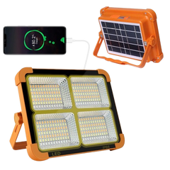 Refletor Solar Impermeável com Powerbank Embutido