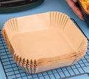 Forro de Papel Antiaderente para Air Fryer - 100 Unidades