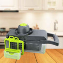 Cortador de Legumes 9 em 1 - Corta e Rala em Segundos