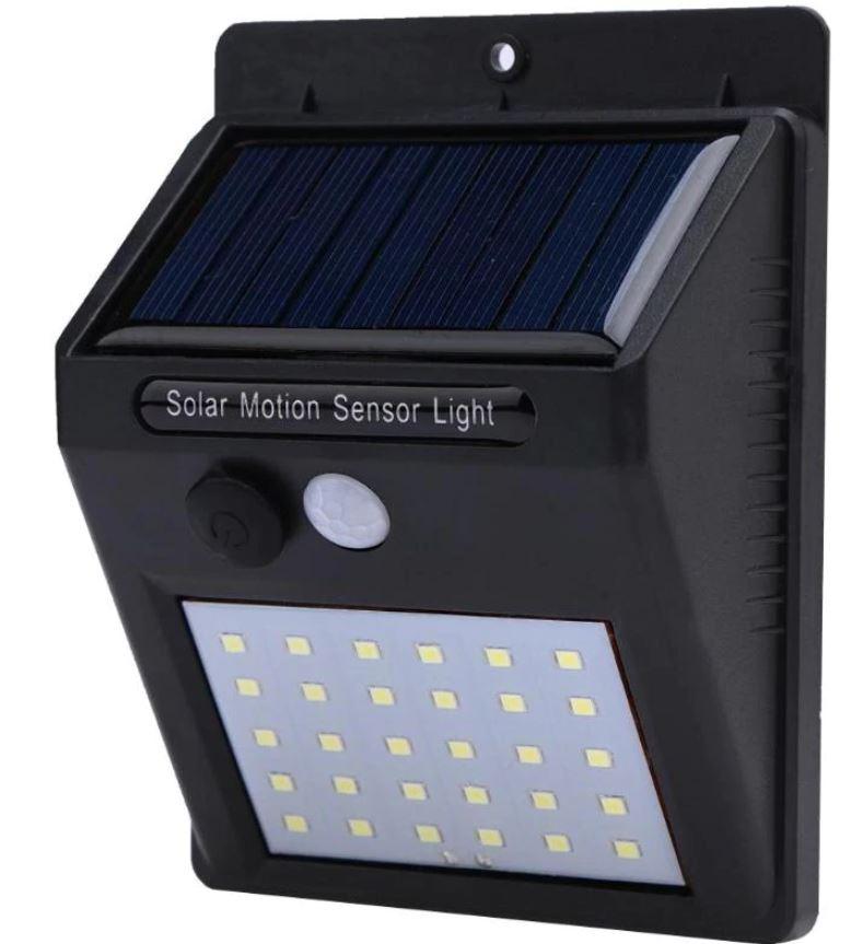 Luminária Solar Sensor de Presença a Prova D'água