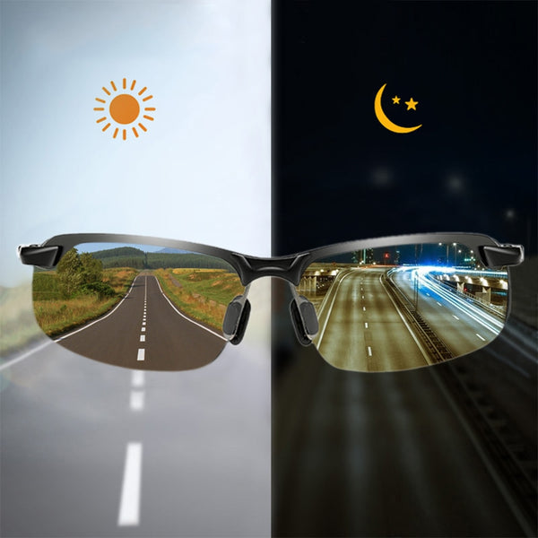 Óculos de Sol Fotocromático com Lentes Polarizadas para Motoristas e Pescadores