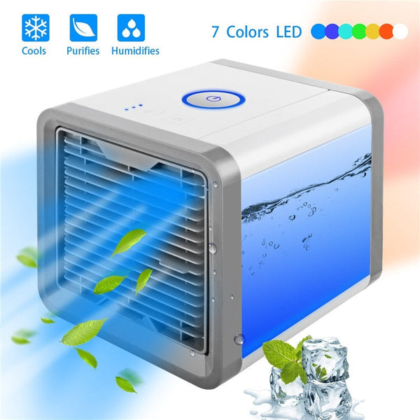 Mini Climatizador Portátil Umidificador Usb